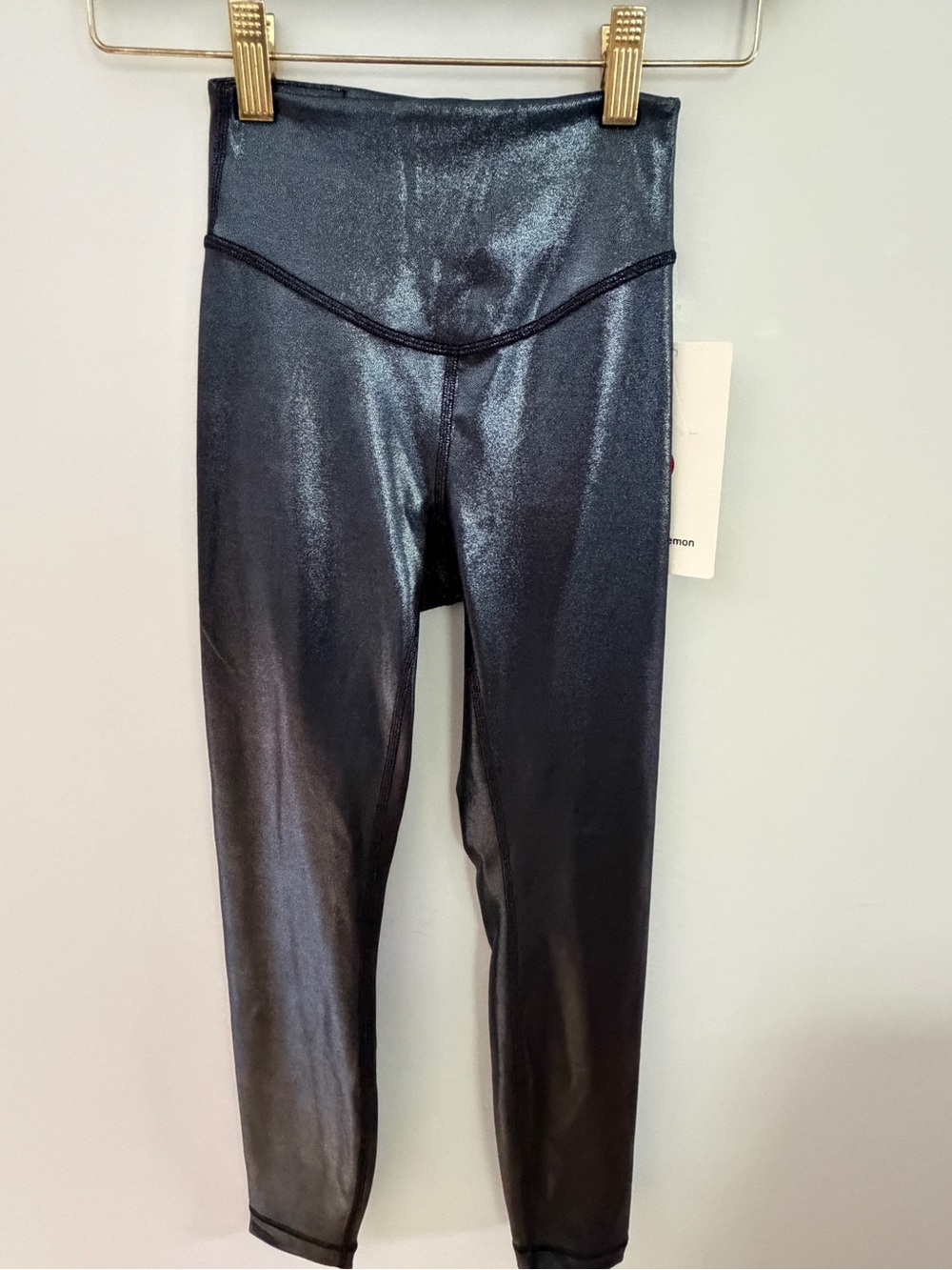 Lululemon Wunder Under SmoothCover Tight 25” Foil NWT 0 & 2